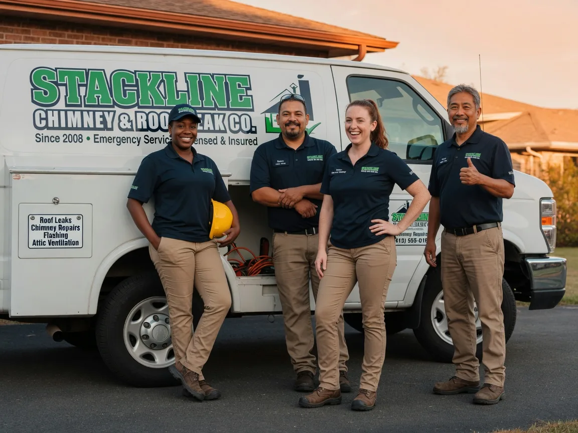 Chimney flashing repair company in Cushing, ME